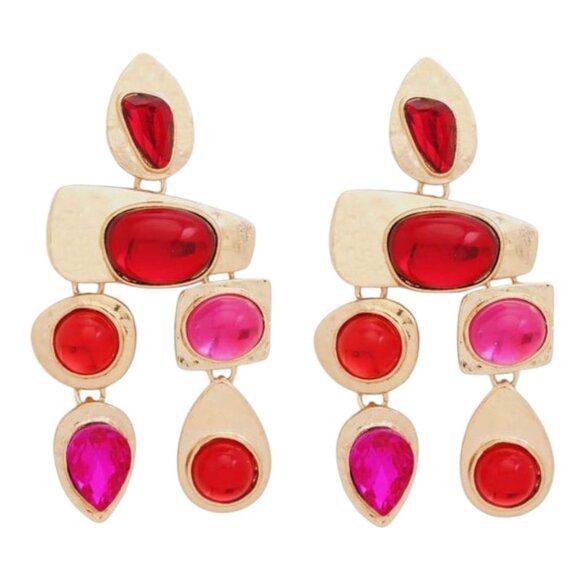 Petit Moments Resin Stone Drop Earrings Nordstrom NWT - Picture 1 of 6